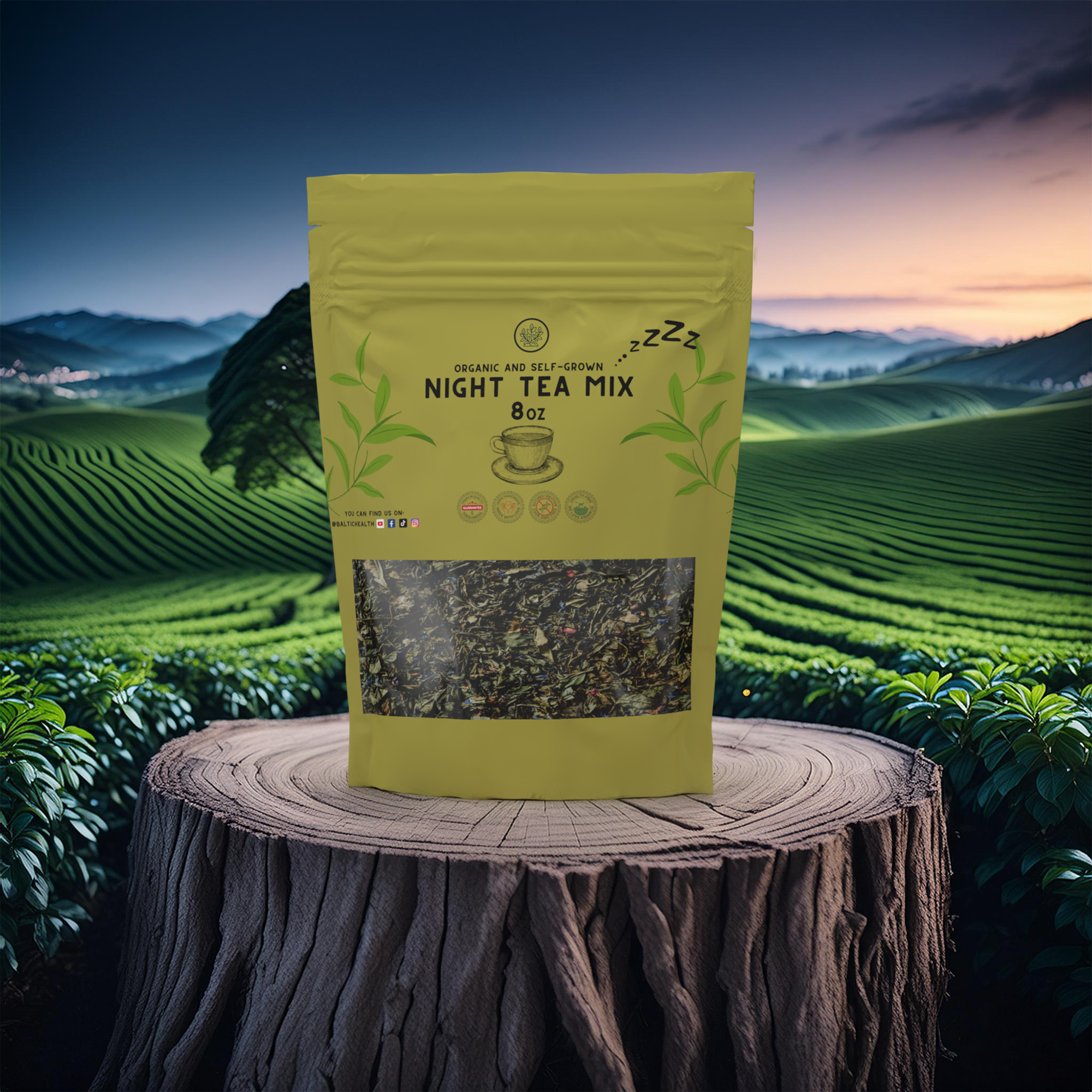 Organic, Herbal Night Tea Mix, 7oz